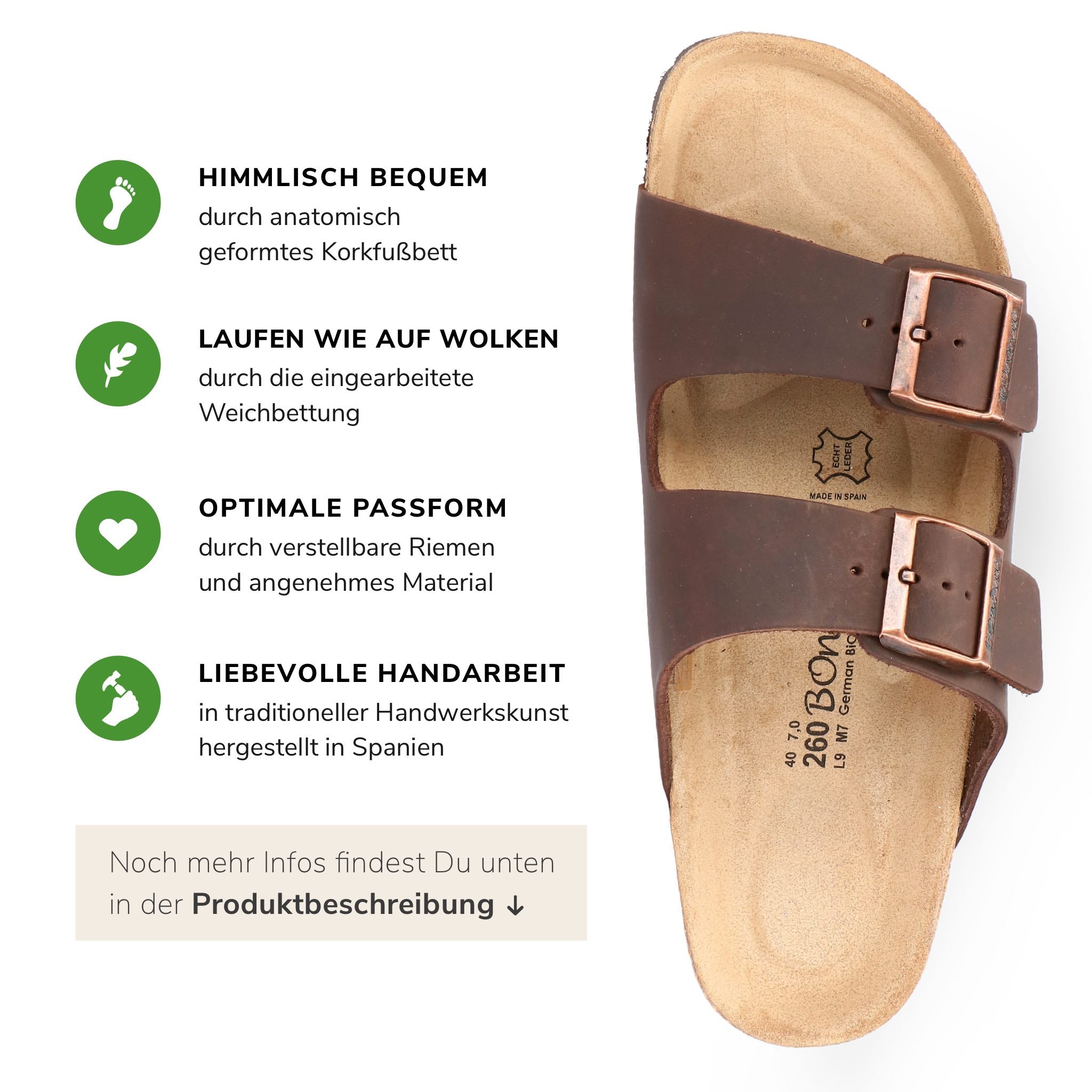 BOnova Schwanberg Unisex Leder