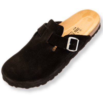 BOnova Wesel Velour-Leder - schwarz, 48